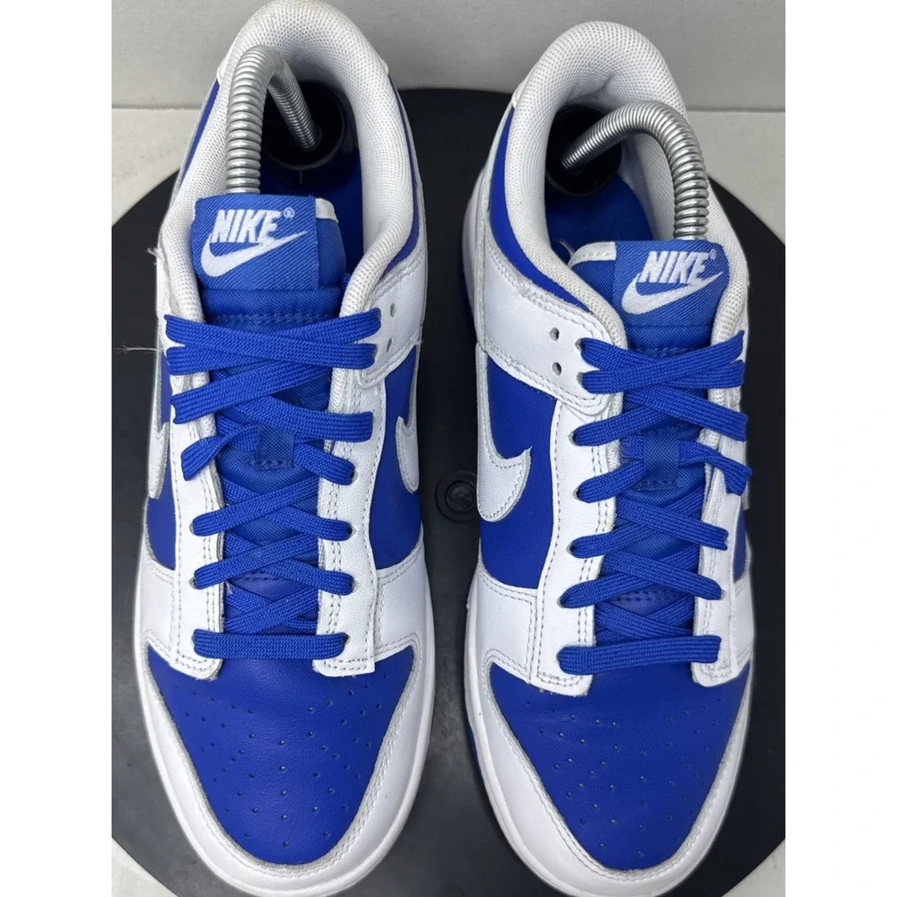 Nike Dunk Low Racer Blue White Reverse Kentucky Mens Sneaker DD1391-401 Size 7.5